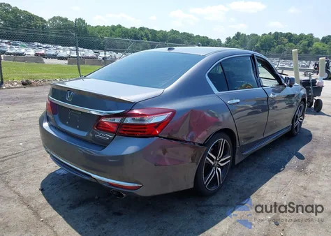 2016 Honda Accord Touring из США, поврежденный, VIN 1HGCR3F94GA009459